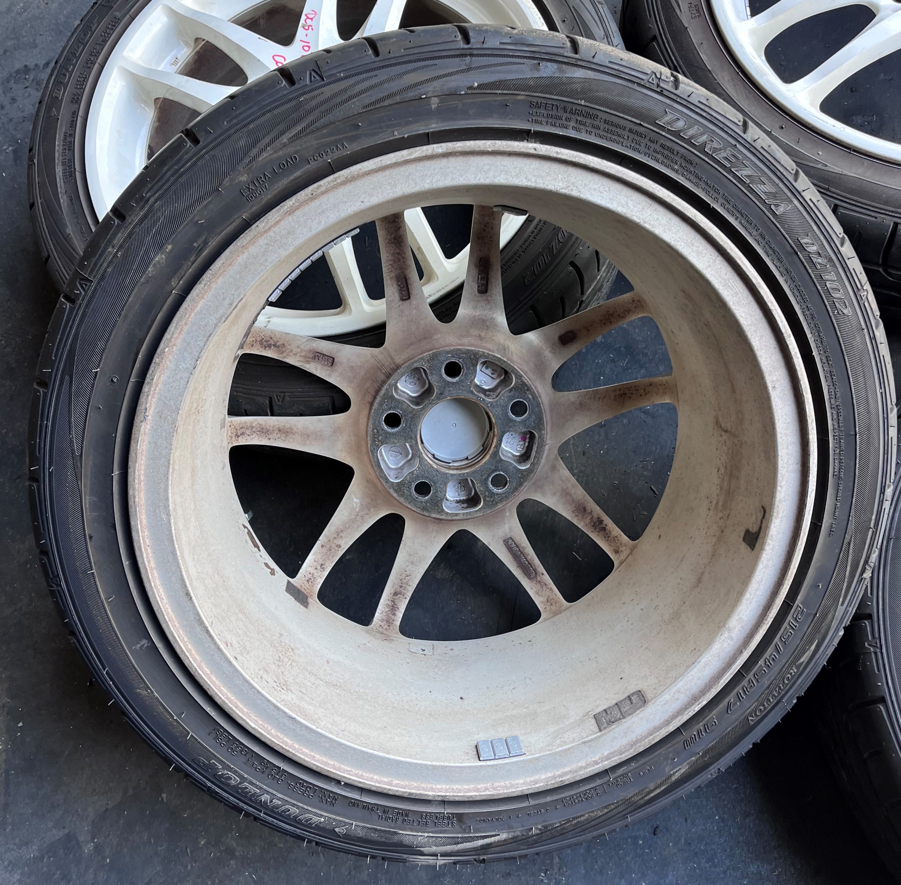 Honda Integra Type R DC5 Genuine OEM Wheels Rims 17x7J +60 5x114.3 set4 White