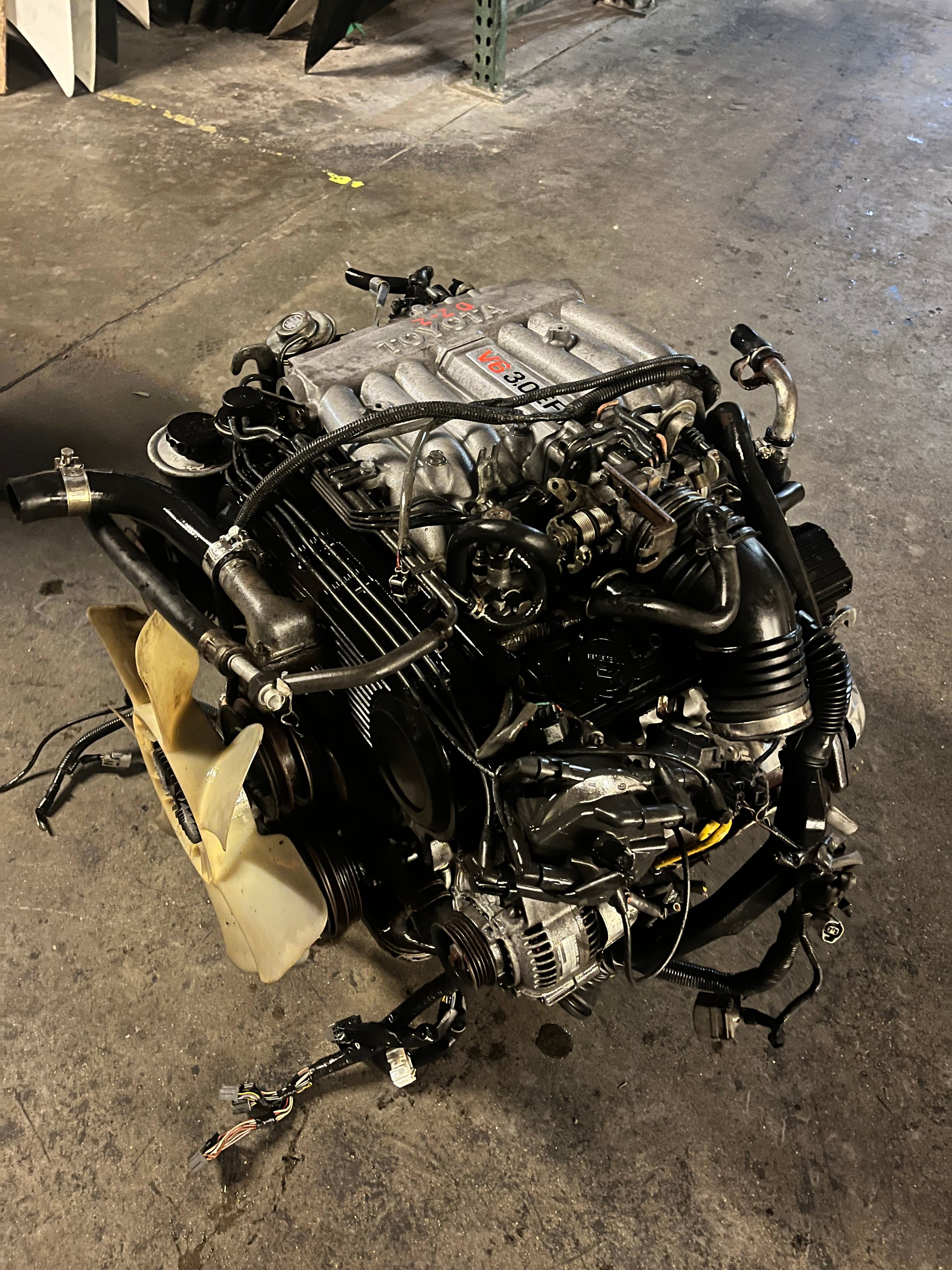 1989-1995 Toyota Pickup Engine JDM 3VZ-E 3.0L V6 Engine 65K Miles