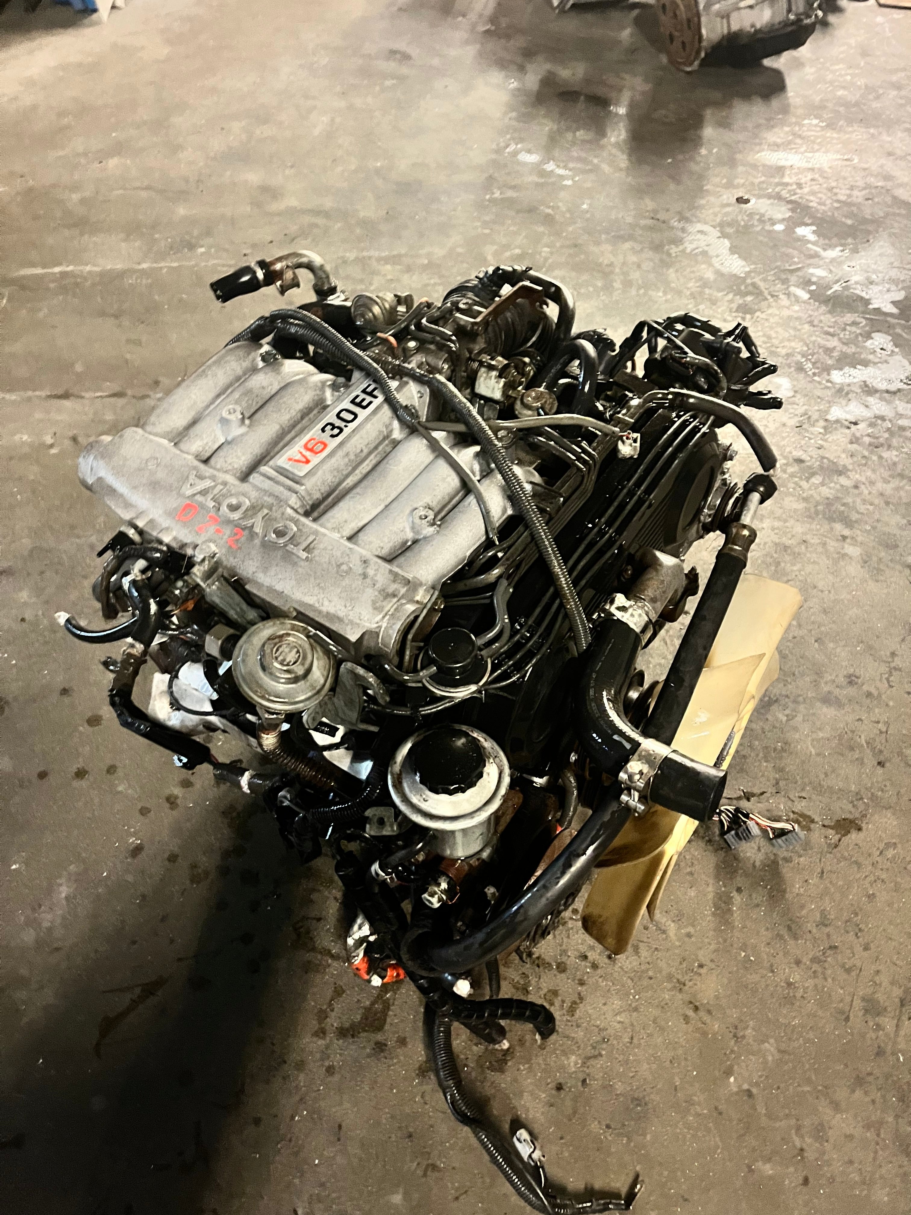 1989-1995 Toyota Pickup Engine JDM 3VZ-E 3.0L V6 Engine 65K Miles